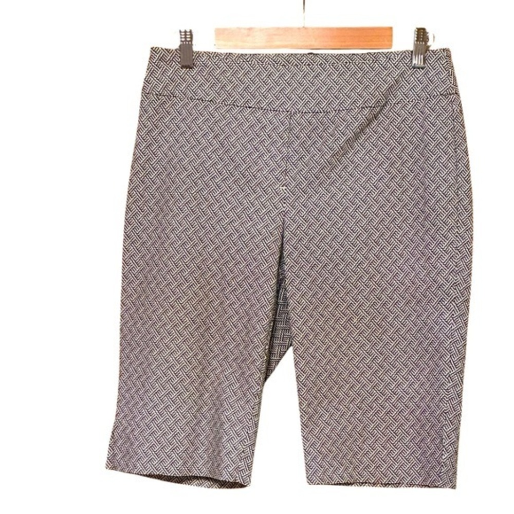 NA XXXX TU Print Stretch Blend Bermuda Shorts